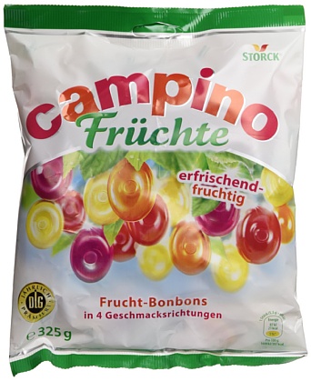 Storck Campino Fruchte BonBons - Bavaria Sausage