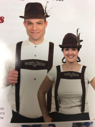 Lederhosen Suspenders