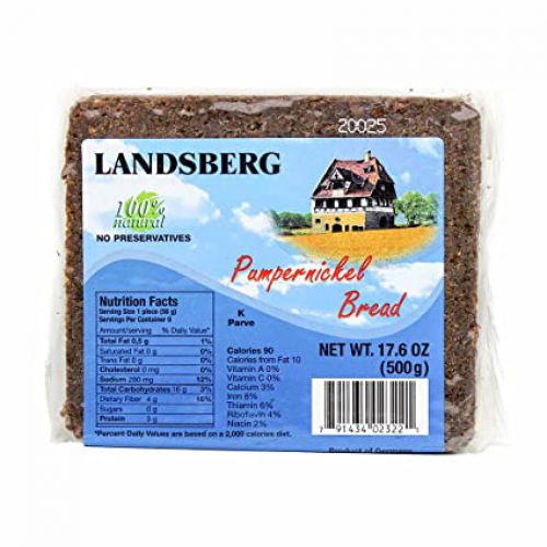 Mestemacher All Natural German Pumpernickel Bread