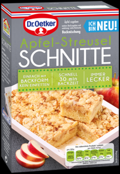 Dr Oetker Apfel Struesel Mix