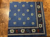 Blue Edelweiss Dinner Napkins