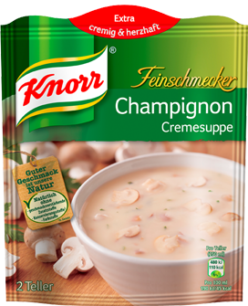 Sausage Knorr Bavaria Cremesuppe Champignon -