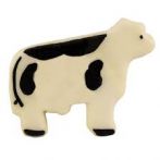 4oz Black and White Cow
