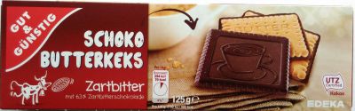 Gut and Gunstig Schoko Zartbitter Keks