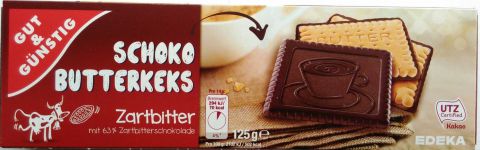 Gut and Gunstig Schoko Zartbitter Keks