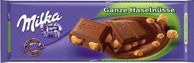 Milka Large Whole Hazelnuts 270g Bar