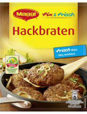 Maggi Fix Frisch Hackbraten