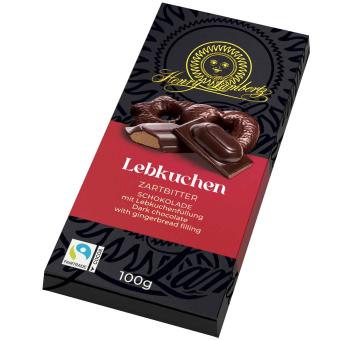Henry Lambertz Lebkuchen Schokolade Bar 100g