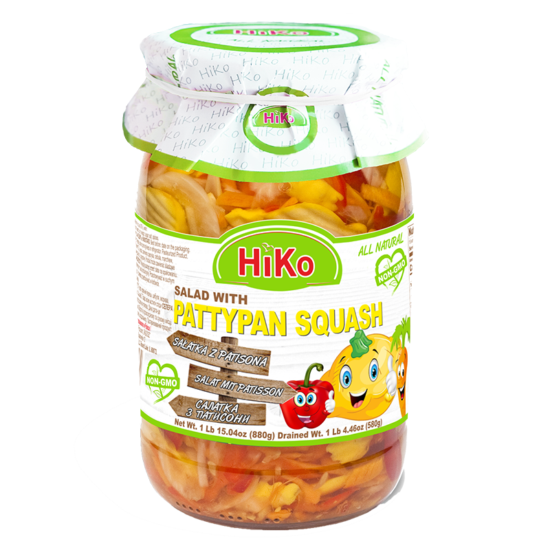 Hiko Salad With Pattypan Squash