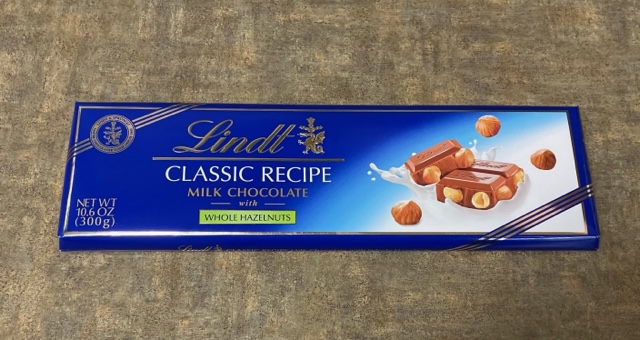 Lindt BIG Swiss Milk Chocolate with Whole Hazelnuts 10.6oz