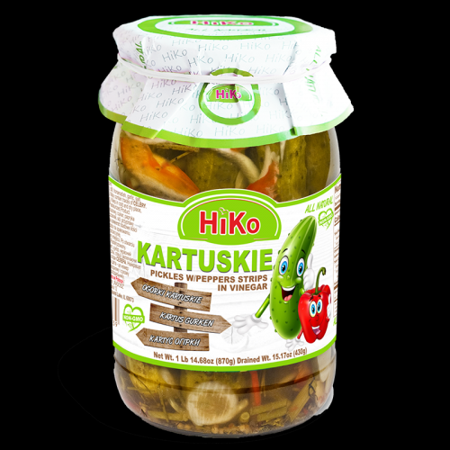 Hiko Kartuskie Pickles With Pepper Strips