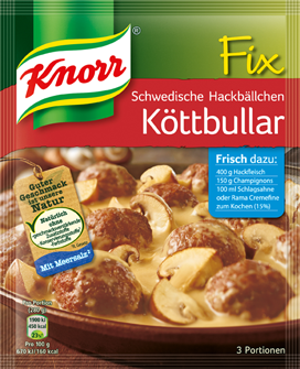 Knorr Schwedische Hackballchen Kottbullar