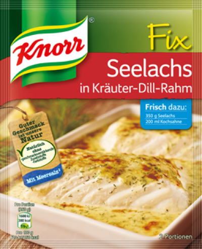 Knorr Seelachs In Krauter Dill Rahm Fix