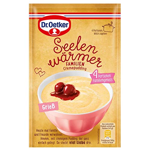 Dr Oetker Seelen Warmer Familien Cremepudding